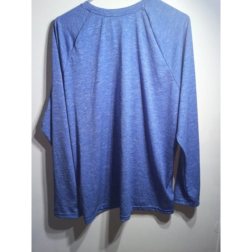 Nike Men's Heathered Long Sleeve Hydroguard Swim Shirt Rashguard XL